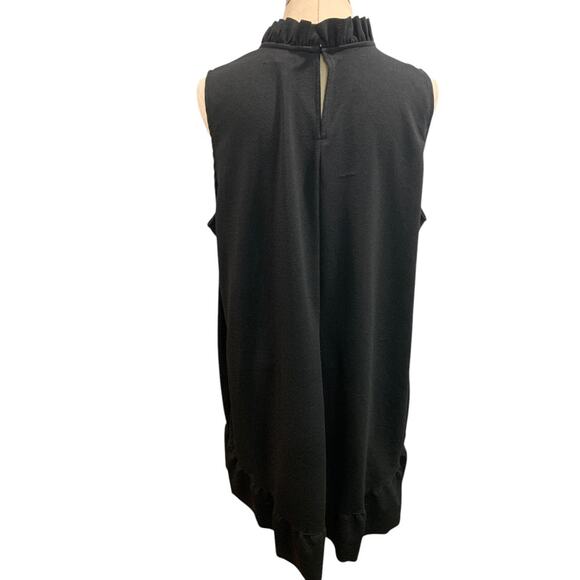 22/24 Lane Bryant Womens Sleeveless Tunic Shirt Blouse Ruffle - Picture 6 of 9